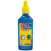 Cola glitter Acrilex 35 g - azul