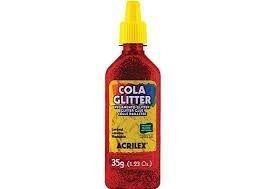 Cola Glitter Acrilex 35g - 205 Vermelho