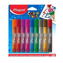Cola glitter colorpeps blister 9 cores - maped