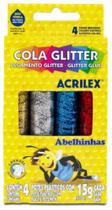 Cola Glitter Com 4 Cores Acrilex