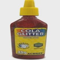 Cola glitter dz/cor vermelho acrilex 29120205 Cola glitter dz/cor vermelho acrilex 29120205