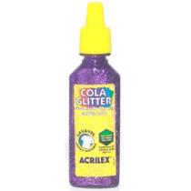 Cola glitter / dz cor violeta acrilex 29120207 Cola glitter / dz cor violeta acrilex 29120207