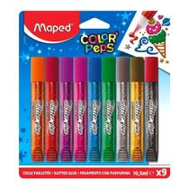 Cola Glitter Maped Color Peps 10,5ml 9 Cores