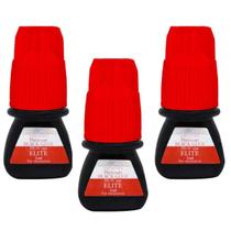 Cola Hs 10 3Ml Elite Extensao De Cilios - Kit Com 3 Unidades Cola Hs 10 3Ml Elite Extensao De Cilios - Kit Com 3 Unidades