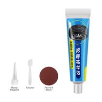 Cola Impermeável Remendo Reparo Pneu Borracha Liquida Preto