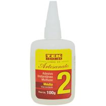 Cola instantânea 100g média viscosidade Tek Bond Cola instantânea 100g média viscosidade Tek Bond