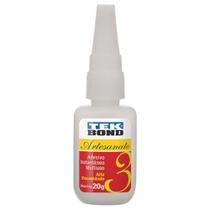 Cola instantânea 20g alta viscosidade Tek Bond Cola instantânea 20g alta viscosidade Tek Bond