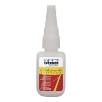 Cola instantânea 20g baixa viscosidade Tek Bond Cola instantânea 20g baixa viscosidade Tek Bond