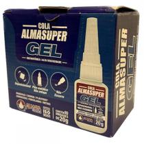 Cola Instantanea Almasuper Gel Nao Entope Alta Viscosidade 20G Cola Instantanea Almasuper Gel Nao Entope Alta Viscosidade 20G