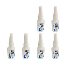 Cola instantânea alta viscosidade 200 - 20g - 6 unidades - Tekbond Cola instantânea alta viscosidade 200 - 20g - 6 unidades - Tekbond