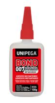 Cola instantânea bond 007 frasco 100g unipega