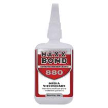 Cola Instantânea Maxx Bond 880 Super Rapido Adesivo 20g