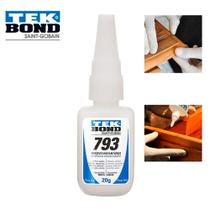 Cola Instantânea Multiuso Tek Bond 793 Acrigel Postiça Cola Instantânea Multiuso Tek Bond 793 Acrigel Postiça