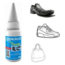 Cola Instantânea para Calçados Sapatos Bolsas Tênis Cinto Couro em Geral 20g Cola Instantânea para Calçados Sapatos Bolsas Tênis Cinto Couro em Geral 20g