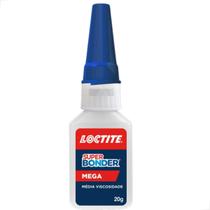 Cola Instantânea Super Bonder Ultra / MEGA Loctite 20g Cor Transparente