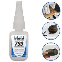Cola Instantânea Tek Bond 793 20g Super Bond Top Qualidade Cola Instantânea Tek Bond 793 20g Super Bond Top Qualidade