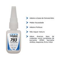 Cola Instantânea Tek Bond 793 Com 20g Adesivo SAINT GOBAIN Cola Instantânea Tek Bond 793 Com 20g Adesivo SAINT GOBAIN