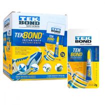 Cola Instantanea Tekbond 2G. Blister - Kit C/24 Pecas Cola Instantanea Tekbond 2G. Blister - Kit C/24 Pecas
