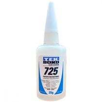 Cola Instantanea Tekbond 725 - Baixa Viscosidade - Bico Tipo ''B'' Mais Fino E Preciso 20G ./ Kit Com 10 Peças