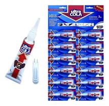 Cola Instantânea Tipo Bonder Ultra Pop 3g Cartela 12 Unid