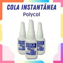 Cola Instantênea Polycol Para Artesanato E Biscuit - 20g