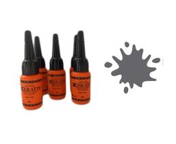 Cola Italiana De Queratina Cristal Em Pó Do K 18Gr - Cinza