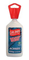 Cola Jeans Grande 95g Para Tecido Acrilex Ótima Qualidade Cola Jeans Grande 95g Para Tecido Acrilex Ótima Qualidade