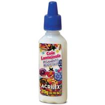 Cola Lantejoula 20ml - Acrilex Original + Nota Fiscal Cola Lantejoula 20ml - Acrilex Original + Nota Fiscal