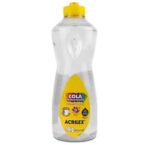 Cola Liquida Acrilex 1kg Transparente