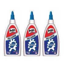 Cola Líquida Branca Escolar Pritt 110g 3 Unidades - Tenaz