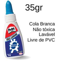 Cola Liquida Branca Lavável Pritt Tenaz Henkel 35gr e 110gr