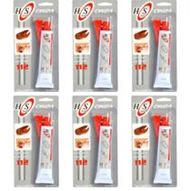 Cola Líquida para Juntas Cinza kit c/ 6 unidades (50g)