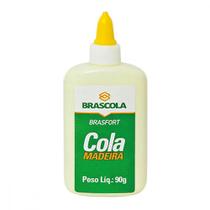 Cola Madeira Brascola 90Gr ./ Kit Com 12 Unidades
