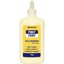 Cola Madeira Polyfort 250G Pulvitec Ia023 - Kit C/12 Cola Madeira Polyfort 250G Pulvitec Ia023 - Kit C/12