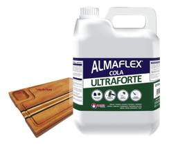 Cola Madeira Ultra Forte 993 Pva Almaflex 5kg Tábua De Corte