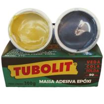Cola Massa Adesiva Epóxi Reparo Tubolit 300g - PADRAO
