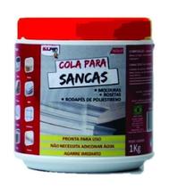 Cola Molduras Sancas Rosetas Rodapés Drywall Mdf 1kg Sulpen Cola Molduras Sancas Rosetas Rodapés Drywall Mdf 1kg Sulpen