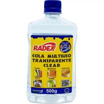 Cola multiuso transparente 500g Radex ideal para slime