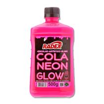 Cola Neon Glow rosa Radex Magic com 500g, ideal para Slime e artesanato Cola Neon Glow rosa Radex Magic com 500g, ideal para Slime e artesanato