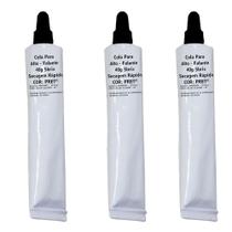 Cola Para Alto-Falante 40G Sbrix Cor Preta Com 3 Unidades Preto