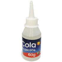 Cola para Artesanato Silicone 60G. Cristal CX.C/12