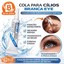 Cola para Cílios Branca Eye Fixação ExtraForte, Secagem Rápida, Transparente ao Secar