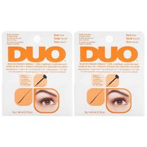 Cola para Cílios DUO Brush-On Strip Tom Escuro 5mL 2 Unidades Cola para Cílios DUO Brush-On Strip Tom Escuro 5mL 2 Unidades