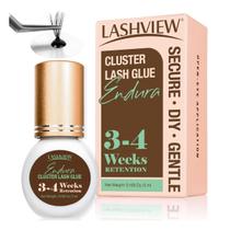 Cola para Cílios LASHVIEW Endura Fixação Forte à Prova dÁgua 5 ml Cola para Cílios LASHVIEW Endura Fixação Forte à Prova dÁgua 5 ml