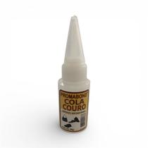 Cola para Couro Promabond 20g Adesivo Instantâneo de Alta Fixação Cola para Couro Promabond 20g Adesivo Instantâneo de Alta Fixação