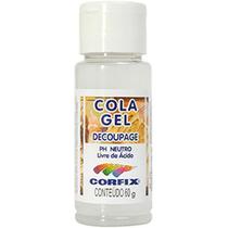 Cola para Decoupage Cola GEL 60ML CX com 06