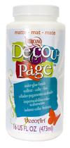 Cola para Decoupage DecoArt Acabamento Fosco 473 ml Cola para Decoupage DecoArt Acabamento Fosco 473 ml