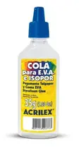 Cola para EVA e Isopor Acrilex 35g Acrilex Cola para EVA e Isopor Acrilex 35g Acrilex
