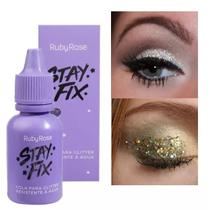 Cola Para Glitter Fixadora Resistente á Agua Stay Fix Ruby Rose 10ml HB-584 Cola Para Glitter Fixadora Resistente á Agua Stay Fix Ruby Rose 10ml HB-584