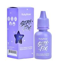 Cola Para Glitter Ruby Rose Stay Fix Resistente À Água 10Ml